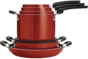 Tramontina Nonstick 11-Piece Fry Pan Set: The Red Hot Essential for Your Kitchen