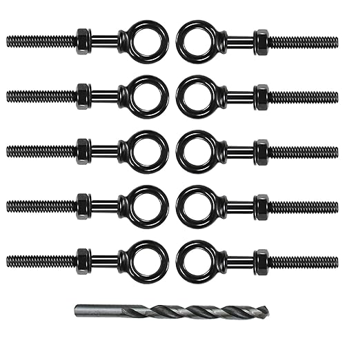 National Hardware 1/4 In. X 3 In. Stainless Steel Eye Bolt Pack Of 10