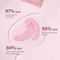 Vista 3 de ZealSea - 8 pares de mascarillas para debajo de los ojos para ojeras y ojos hinchados - Parches hidratantes para ojos, parches de gel para ojos