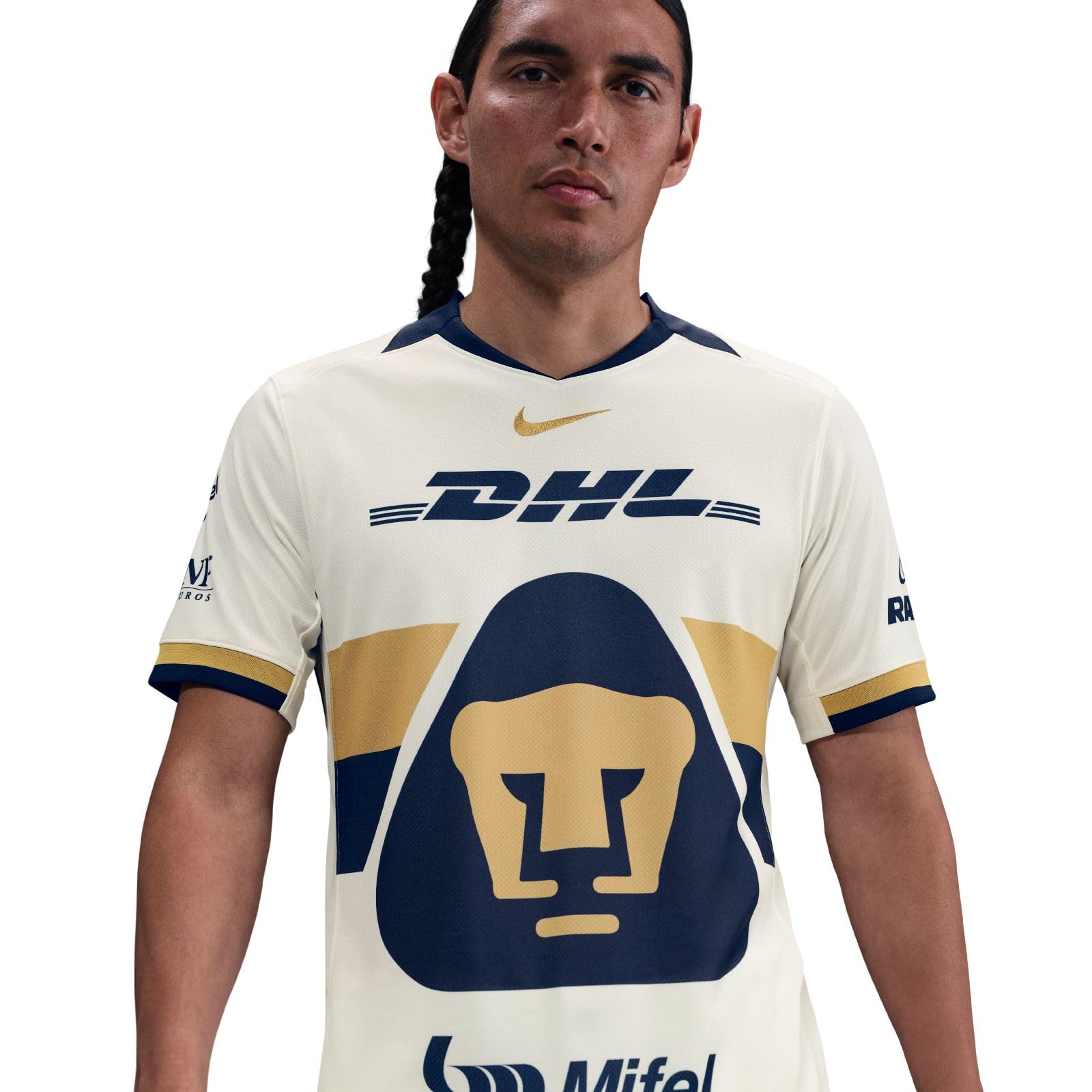 Nike Pumas UNAM 2025/26 Stadium Home Nike Dri-Fit Replika-fußballtrikot (Herren) Maglia da Calcio Uomo