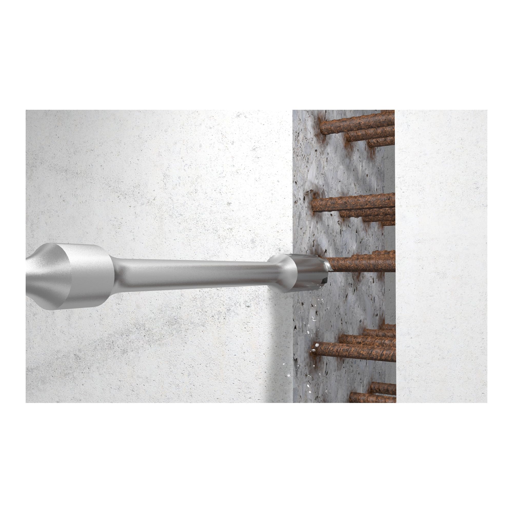 Heller Rebar Breaker 29904 - Broca para martillo perforador (metal duro, 16 mm, longitud total: 300 mm, SDS-Plus, 1 unidad)