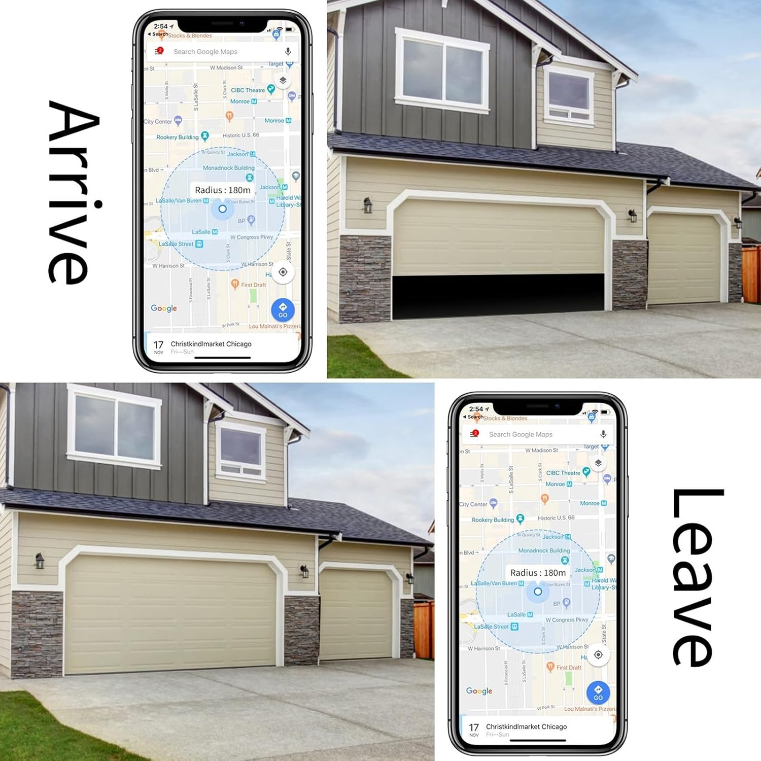 Automatic alerts for garage door status