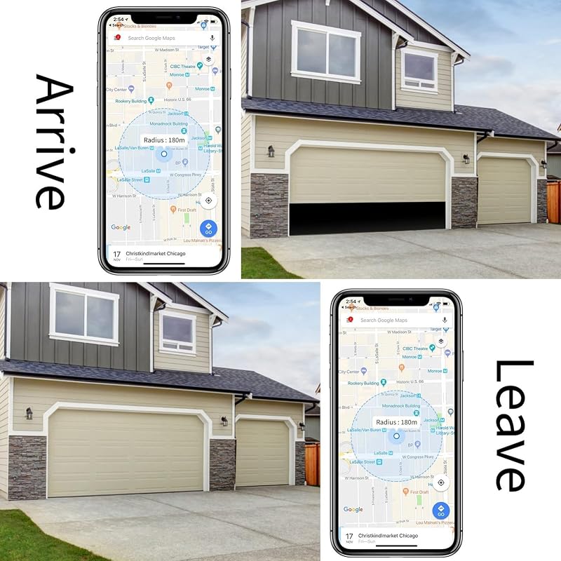 Dioche Smart WiFi Garázsajtó Nyitó Tuya App Vezérléssel, Alexa Google Assistant