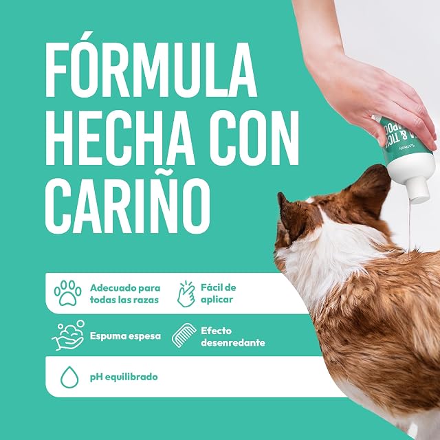 Foto 7 de 8 de Petsly® Champú Antipulgas Perros y Gatos 500ml - Garrapatas y Piel Suave