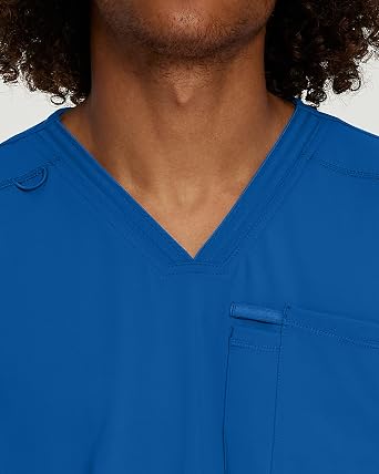 Urbane Impulse Tailored Fit Extreme Stretch 2-Pkt V-Neck Scrub Top for Men 9911