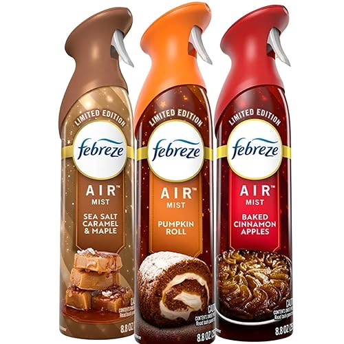 Air Freshener Limited Edition Fall Scents, Sea Salt Caramel &
