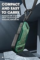 Vista 21 de Mumba 12 Game Card Case Holder for Nintendo Switch Game Cards, Portable and Exquisite Protective Hard Shell with 4 Layer Rotatable Holder for