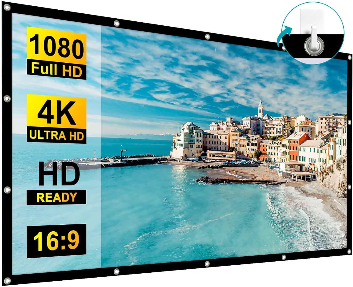 Excefore Projector Screen, 120...