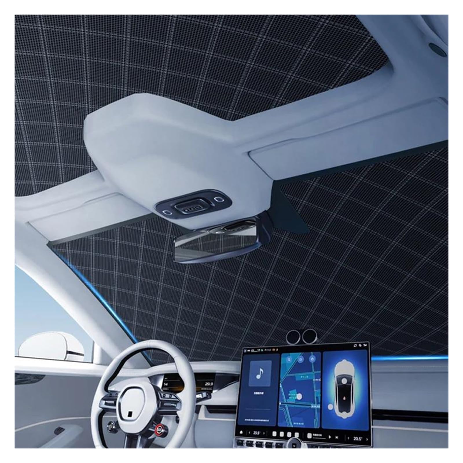 Copinverno Ertura per Parabrezza Auto Aggiorna Le coperture per Auto Protezione per la Copertura della Neve per Il Sole Automatico Adatta per berlina SUV Accessori Antipioggia per la Pioggia
