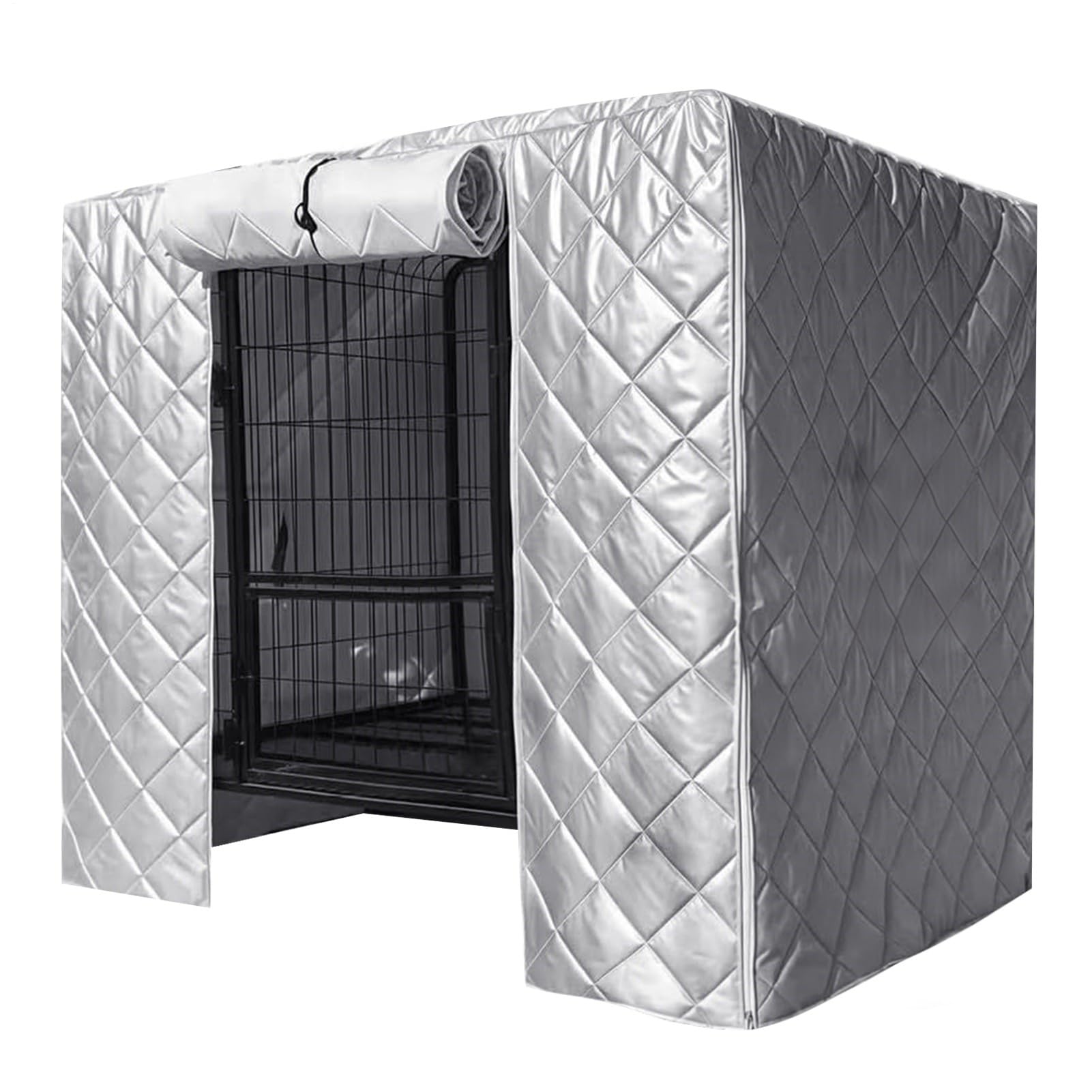 Cubierta para Jaula De Perro | Accesorios para Mascotas Que Ofrecen Protección contra Viento, Sonido Y Lluvia | Funda para Perrera | para Exterior, Jardín, Patio, Porche, Patio Y Balcón