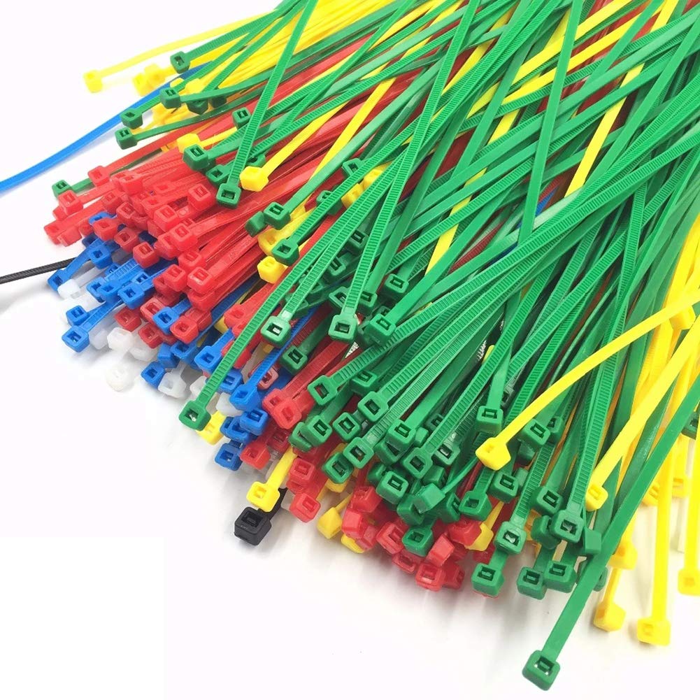 100 fascette stringicavo giallo, 100 mm x 2,5 mm, qualità