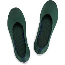Frank Mully Womens Ballet Flat Shoes Knit Dress Shoes Round Toe Slip On Ballerina Flats for Woman Low Wedge Comfort Soft