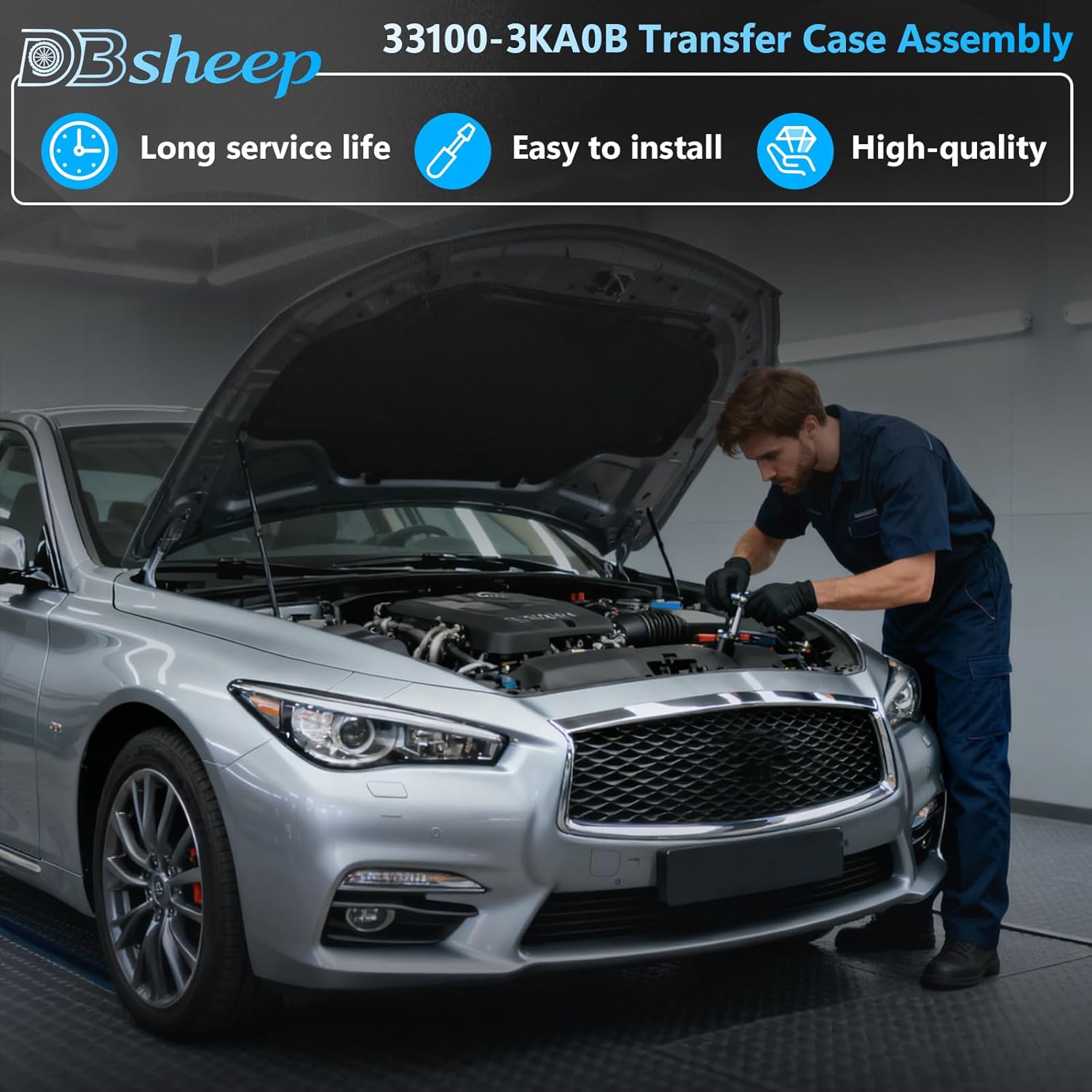 Transfer Case Assembly For 2013-2019 Pathfinder 2015-2019 Nissan Murano 2014-2019 QX60 2013 INFINITI JX35 Replace#OE 33100-3KA0B 412-59276 MPB75133