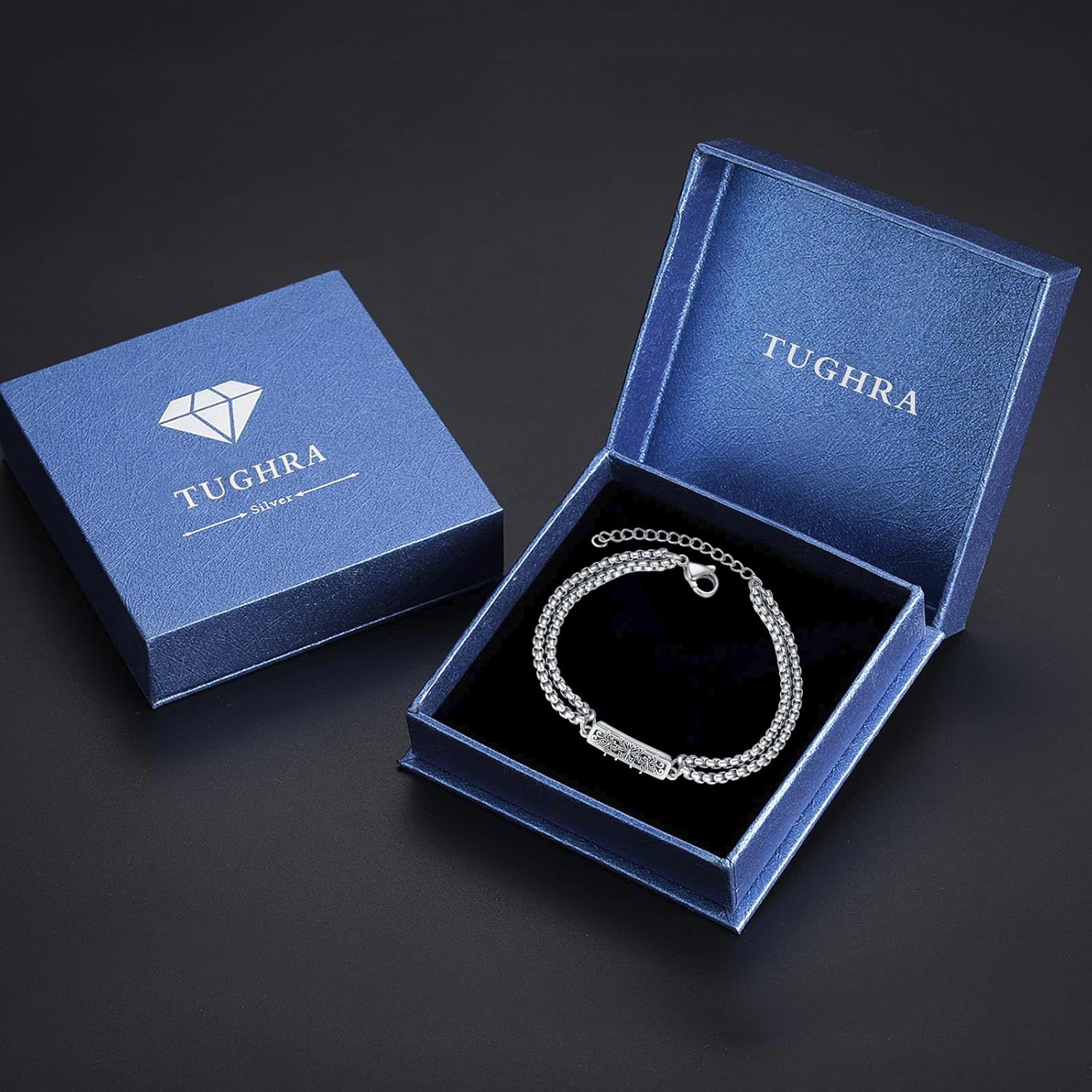 TUGHRA Ashes Bracelet for Women Urn Bracelet for Ashes 925 Sterling Silver Cremation Jewelry Memorial Gifts Keepsake Bracelet - Image 7