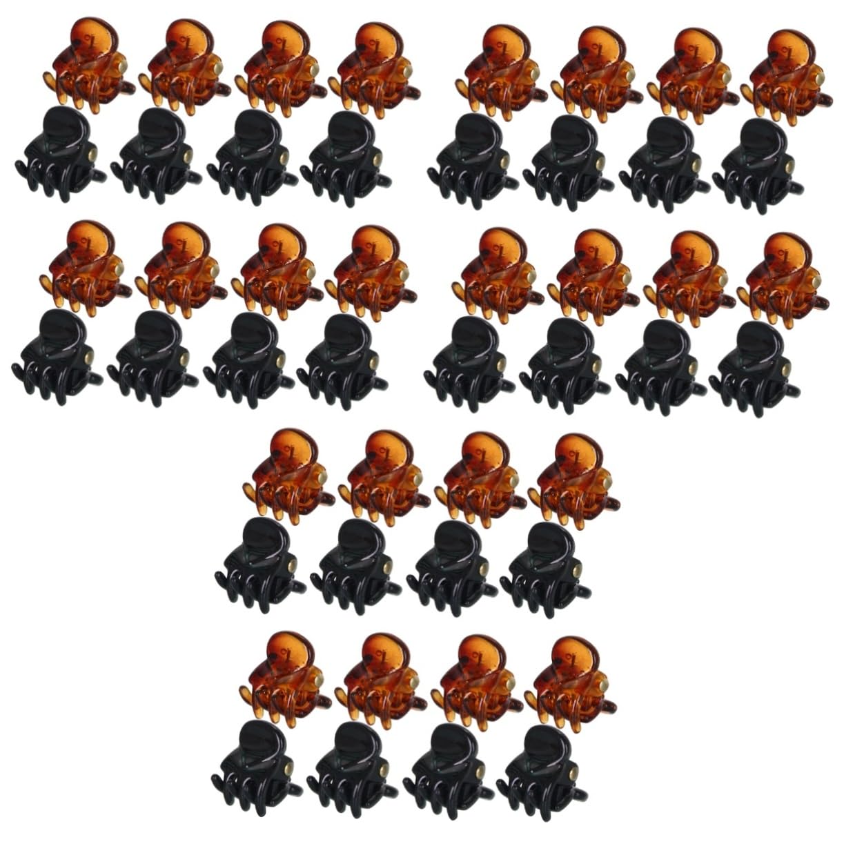 MAGICLULU 3er-sets Praktisches Design Mini-haarspangen Haarschmuck Für Frauen Und Mädchen Haarspangen Für Einfaches Haarmanagement 72 Stück * 3