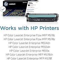 Vista 2 de HP Impresoras de cartuchos de tóner negro 212A Funciona con Color LaserJet Enterprise M554, M555 Series; Color LaserJet Enterprise MFP Serie M578