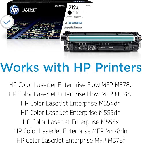 Miniatura 2 de HP Impresoras de cartuchos de tóner negro 212A | Funciona con Color LaserJet Enterprise M554, M555 Series; Color LaserJet Enterprise MFP Serie M578
