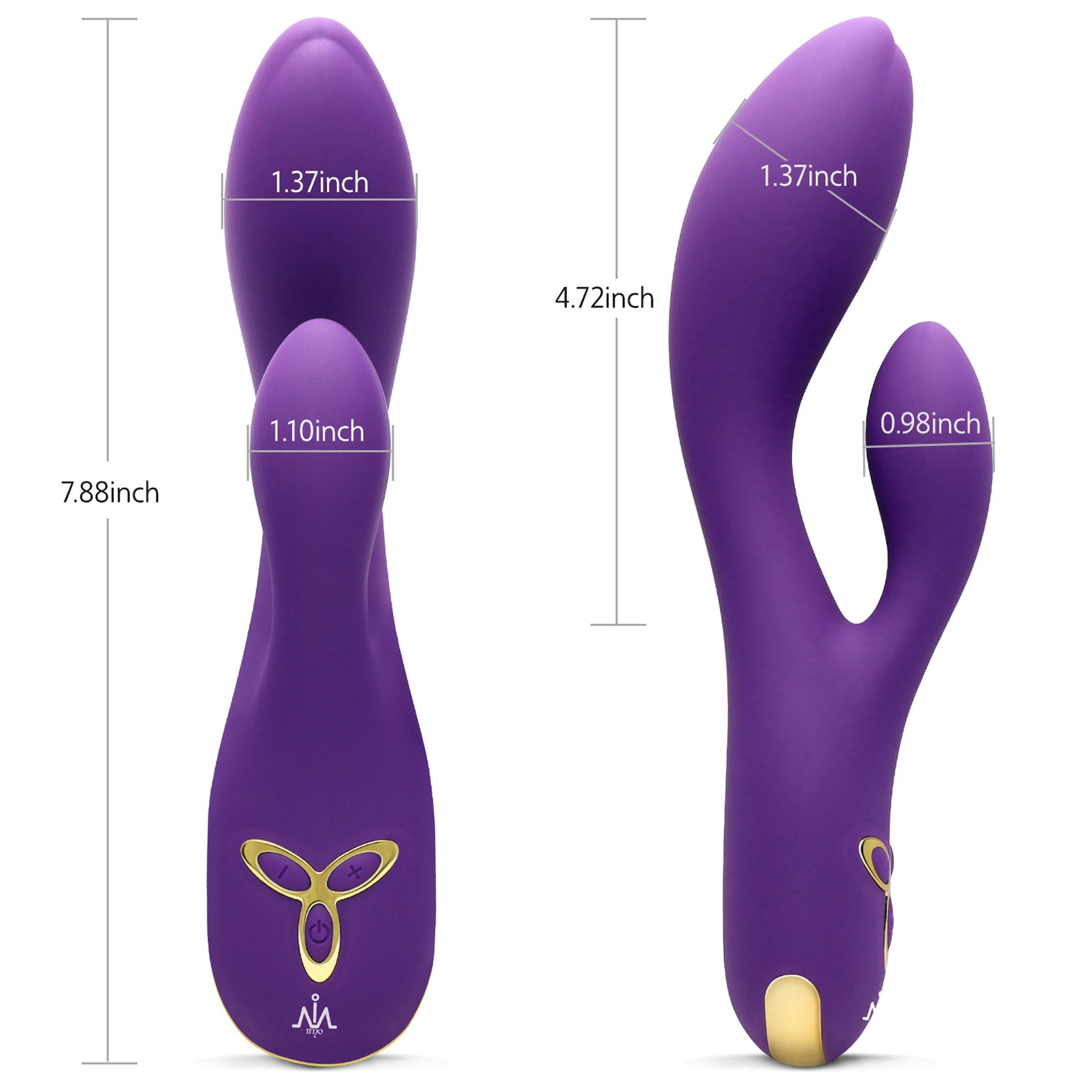 Amazon.com: IMO Vibrating Rabbit G-spot Vibrator Vagina Clitoris  Stimulation Dildo Massager - Upgraded Powerful Dual Motors with Magnetic  Charge and Multicolored Light - Adult Sex Toys for Women or Couples : Health