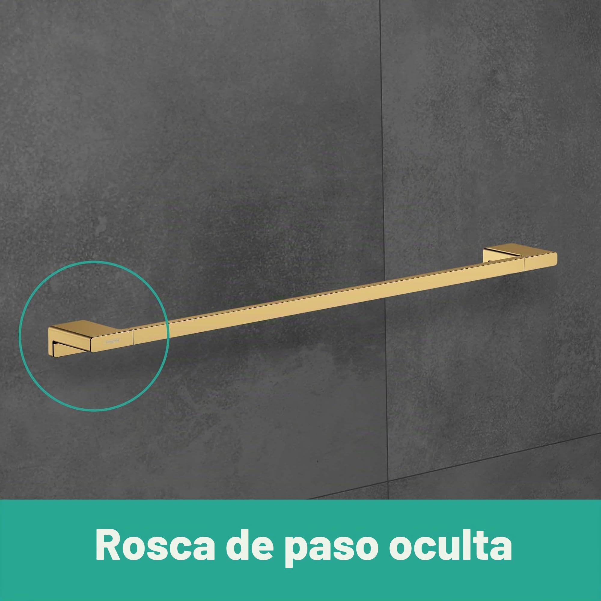 hansgrohe AddStoris Toallero de baño, bronce cepillado, 41747140