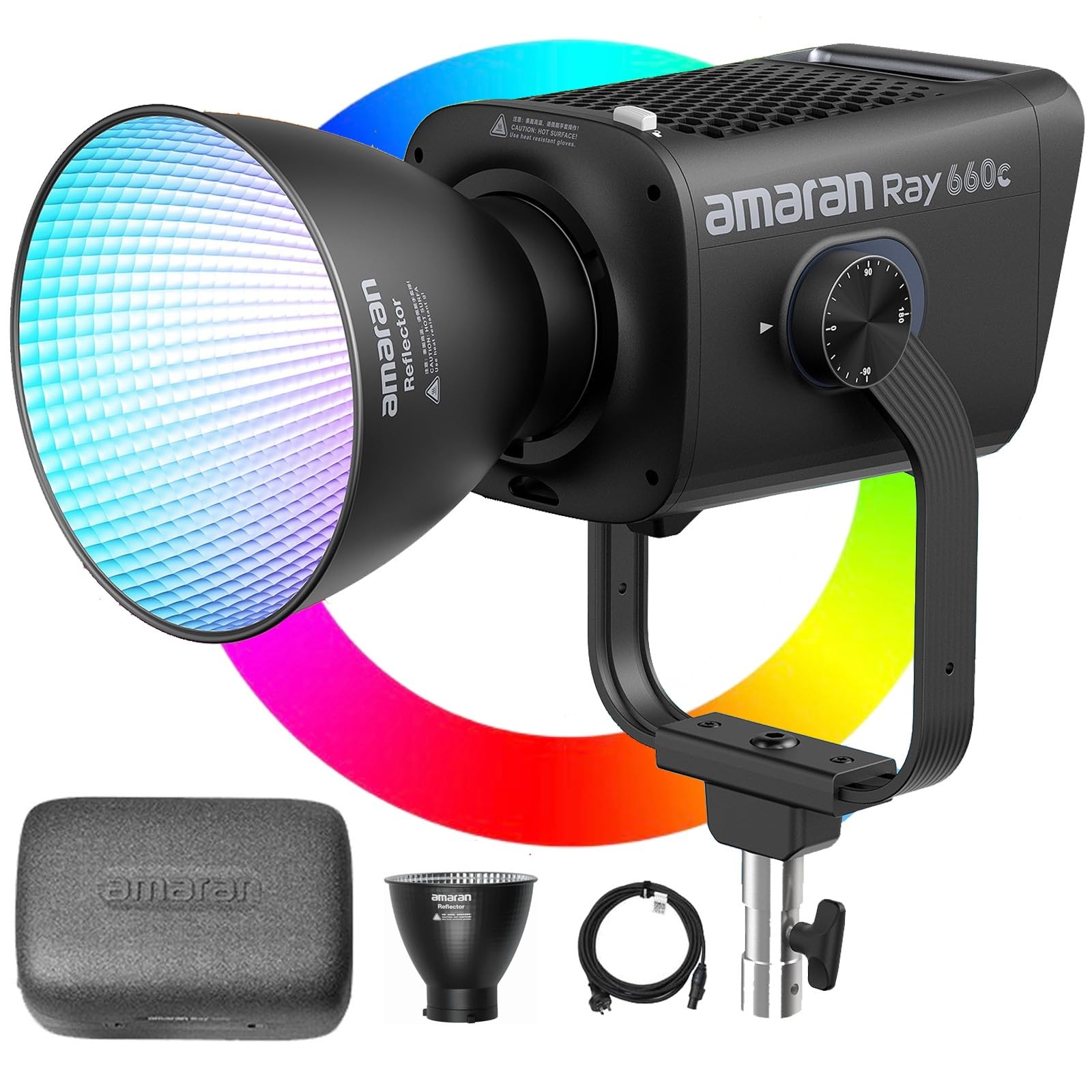 amaran Ray 660c 本体 ライティング機材 Amazon | Amaran Ray 660c RGBビデオライト660W ボーエンスマウント