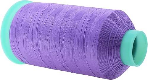 Miniatura 1011 de Mandala Crafts Hilos de coser resistentes de nailon consolidado, hilo para tejer jeans de cuero, hilos de tapicería marina al aire libre, Beige