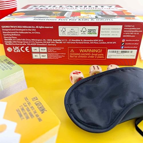 Miniatura 8 de QUOKKA Juegos de fiesta para adultos y familia  250 desafíos I divertido grupo o actividad familiar con adolescentes, niños, amigos  Ideal para