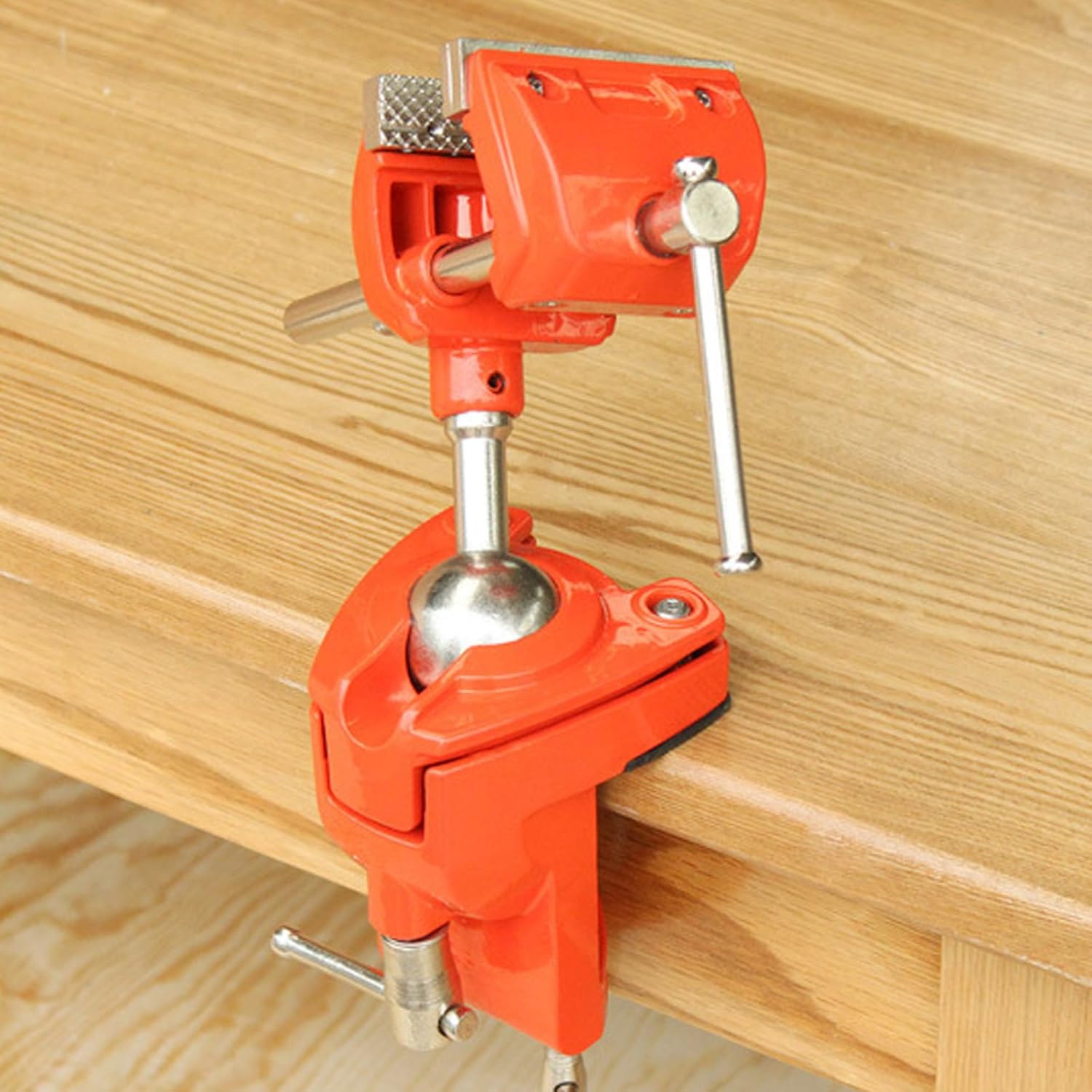 Workbenches Clamp Benches Vise Cast Steel Clamp With Smooth Rotation For Light Duty Home Applications Heavy Duty Cast Steel Vise