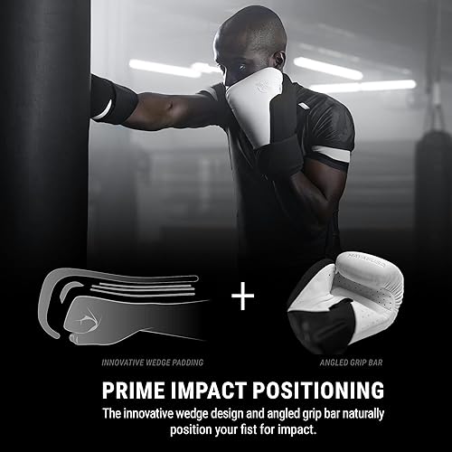 Miniatura 5 de Guantes de boxeo Hayabusa T360 – Ergonomía revolucionaria de la mano | Soporte de muñeca potenciado | Cierre de correa simple o doble |
