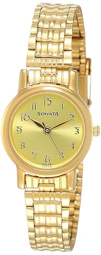 Champagne Dial Analog Watch for Women