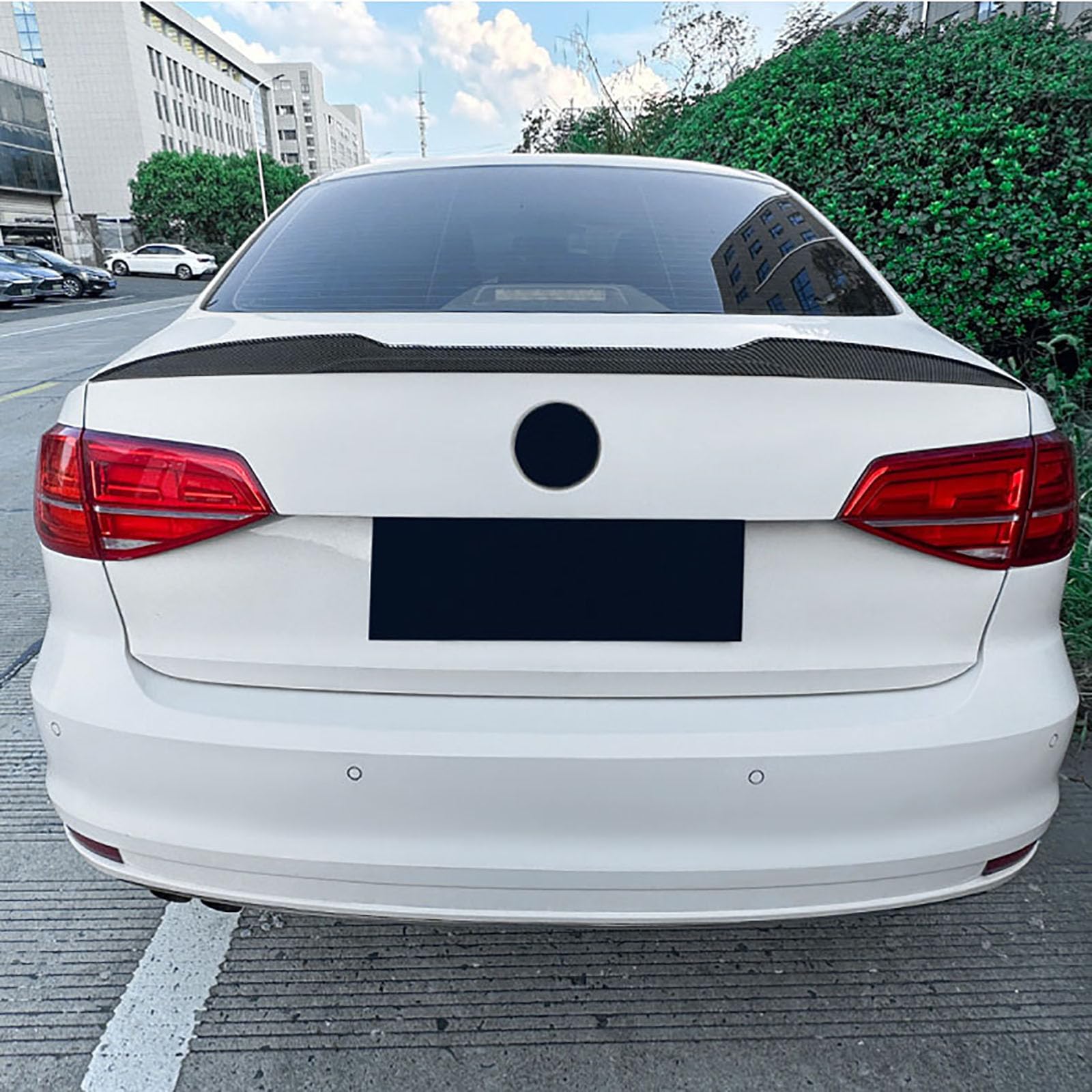 YPFYBHD Compatible with Audi A3 8P Sline 5-Door 2004-2013, Car Rear Roof Trunk Spoiler Wing Air Deflector Tuning Exterior Accessories,carbon fiber look