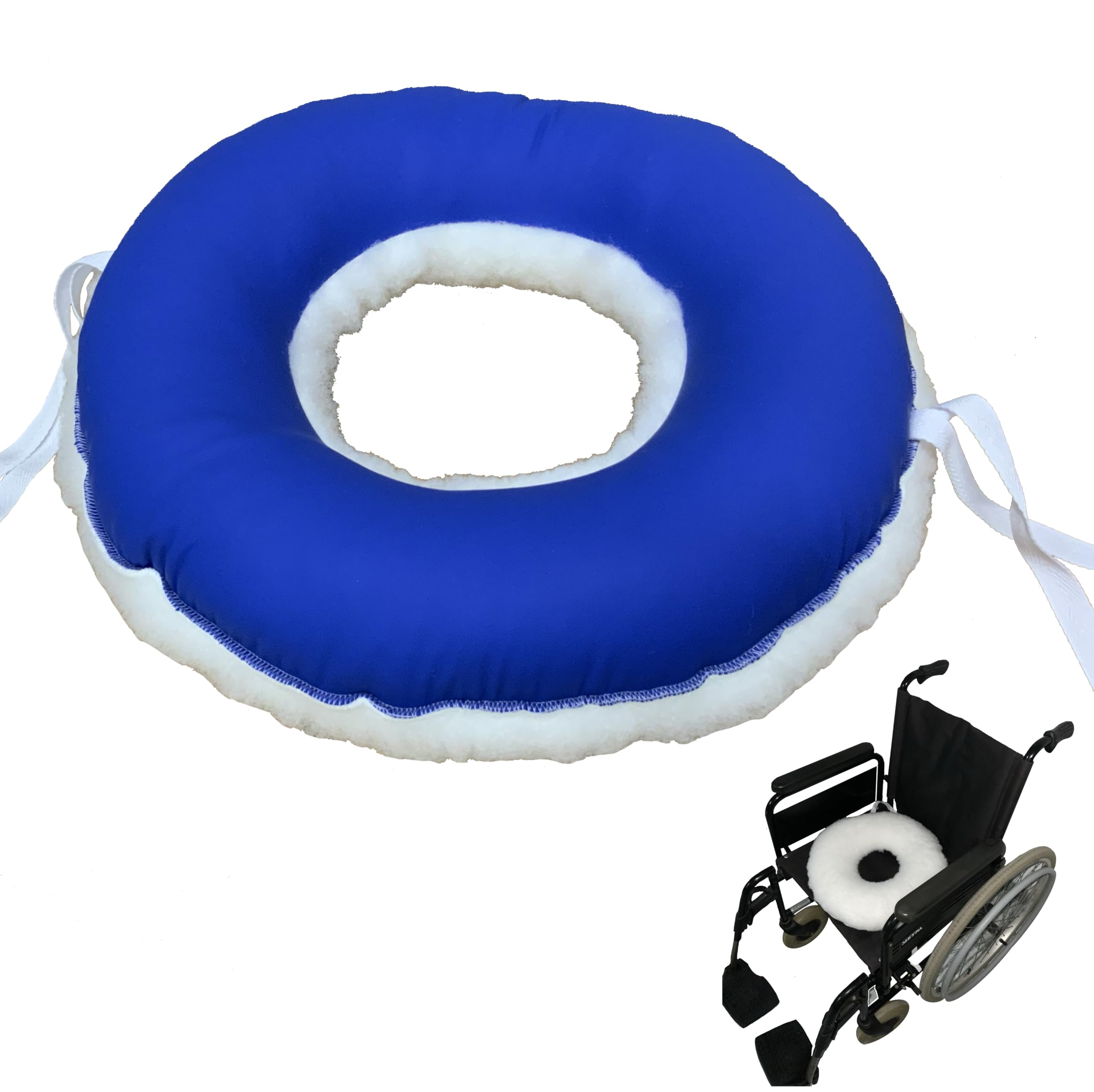 Cojin Antiescaras Donut prevención de ulceras por presión para Sillas de Ruedas, Sofá, Cama es Fabricación Nacional.