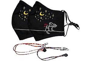 2 PCS Handmade Cat Face Masks: Stylish, Washable, and Breathable Face Masks for Feline Friends