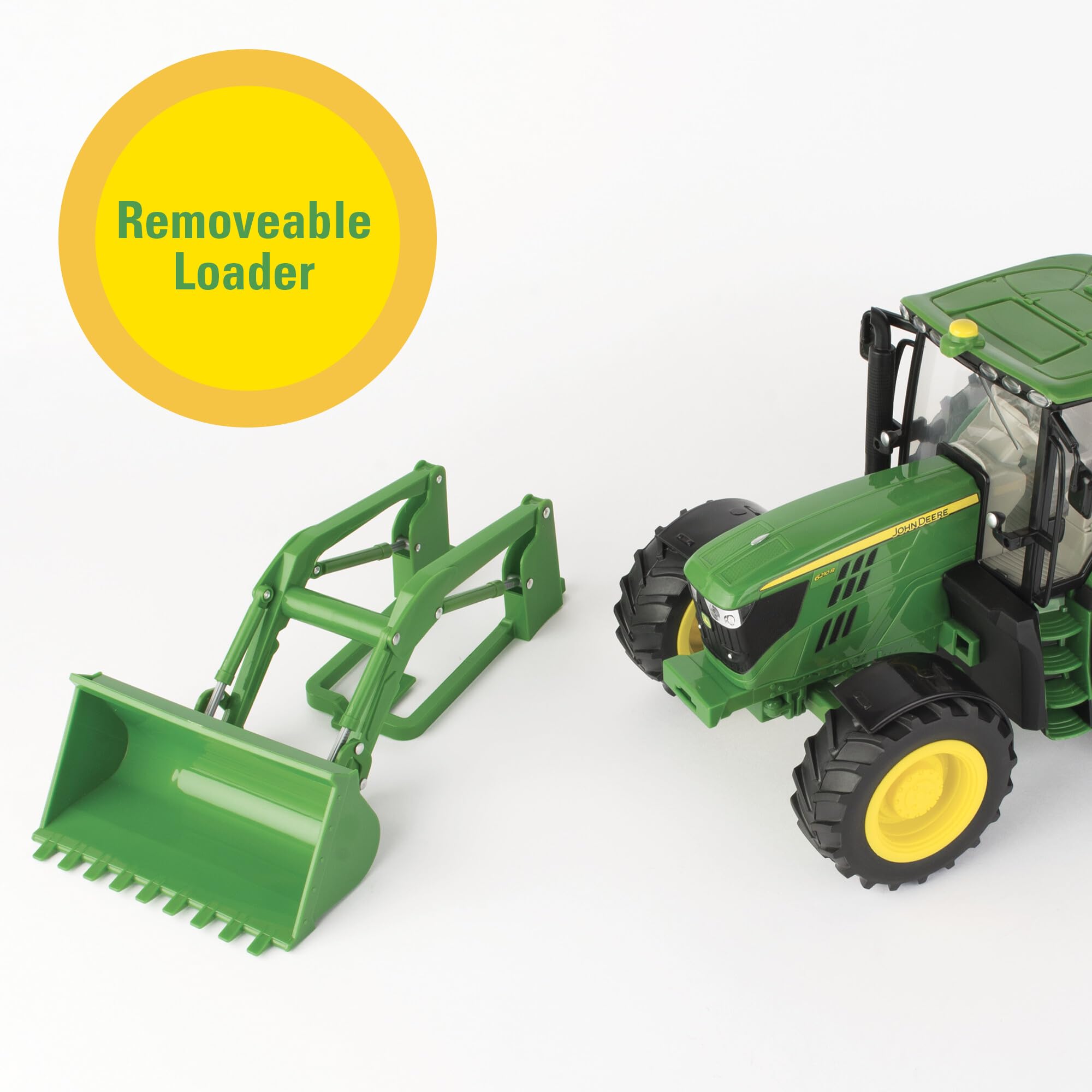 Amazon.com: John Deere 1/16 Big Farm 6210R Tractor with Loader