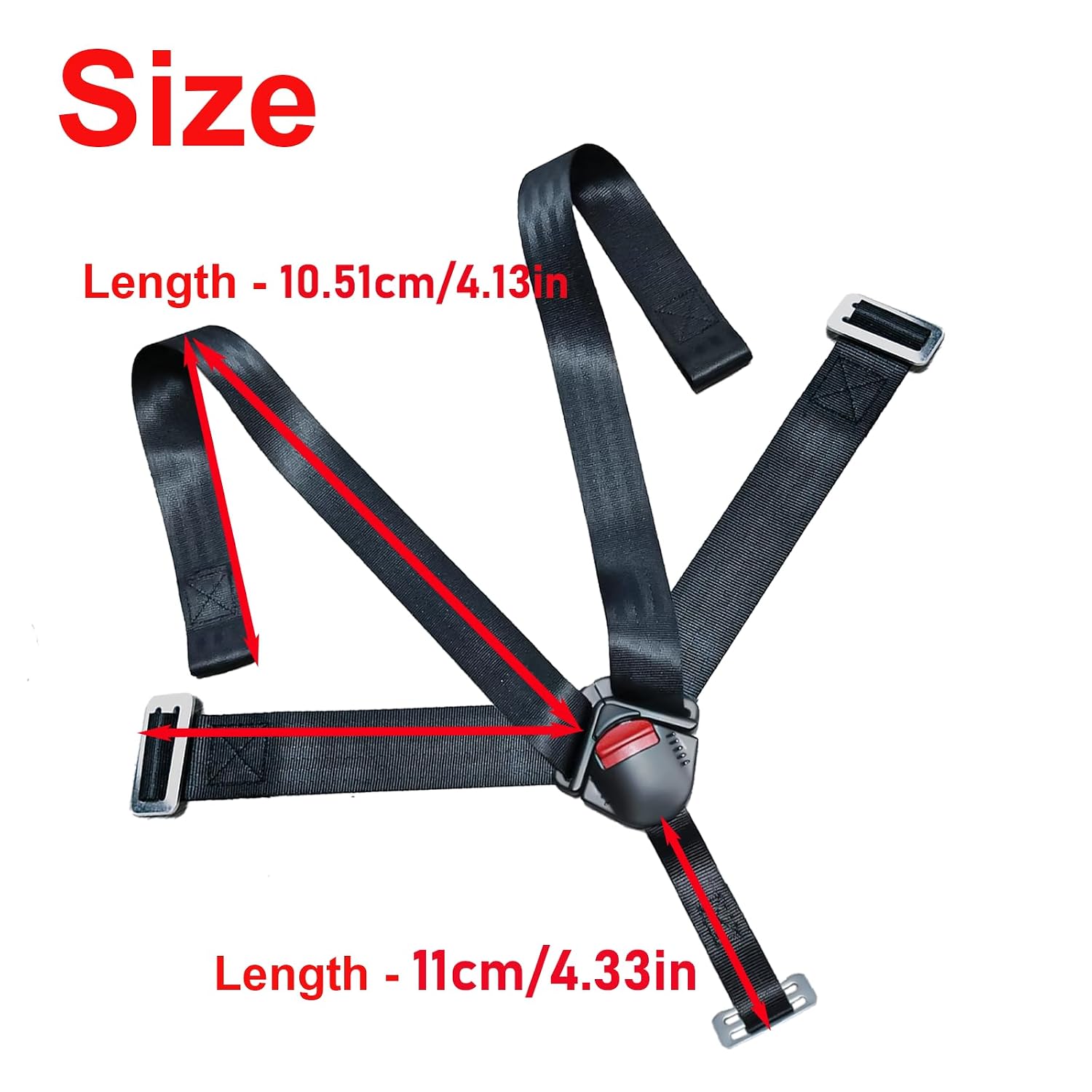 5 Point Baby Seat Chest Harness Clip and Universal Child Seat Chest Harness Clip Buckle Replacement Accessories for Kids Trend Adjustable Guard Pushchair