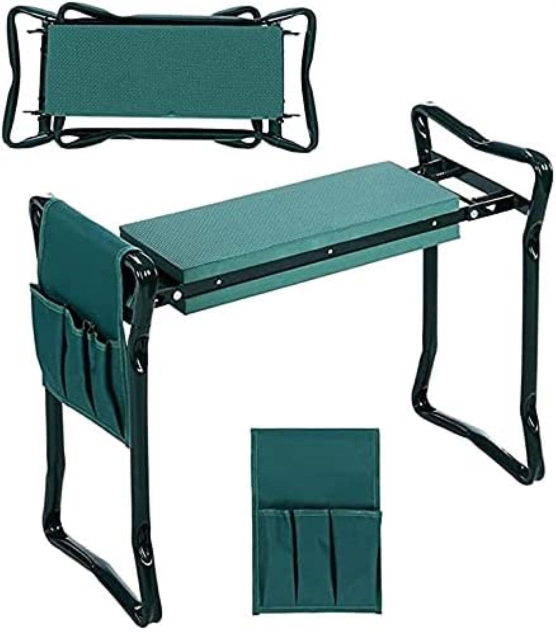 Agenouilloir de jardin lourd robuste avec coussin en mousse isolante