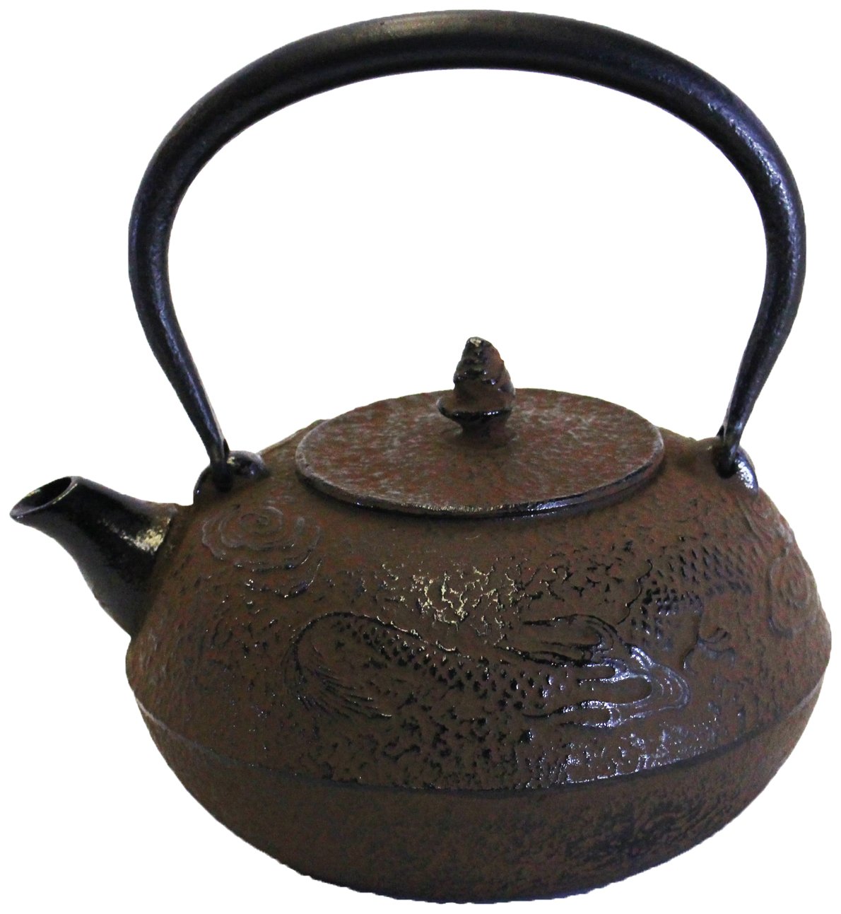 Amazon｜南部鉄器 鉄瓶 雲竜型 1.3リットル T-4-9｜鉄瓶 オンライン通販