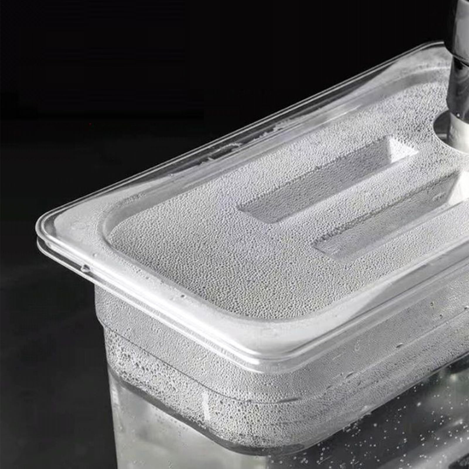 Conteneur Sous-Vide Cuve d'Eau pour Cuisson Sous Vide avec Couvercle | Boîtier de Stockage Transparent et Étanche pour Cuisine Restaurant Food Truck Maison Location
