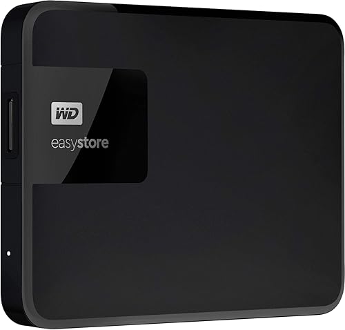 Western Digital - Easystore 5TB External USB 3.0 Disco duro portátil - Negro