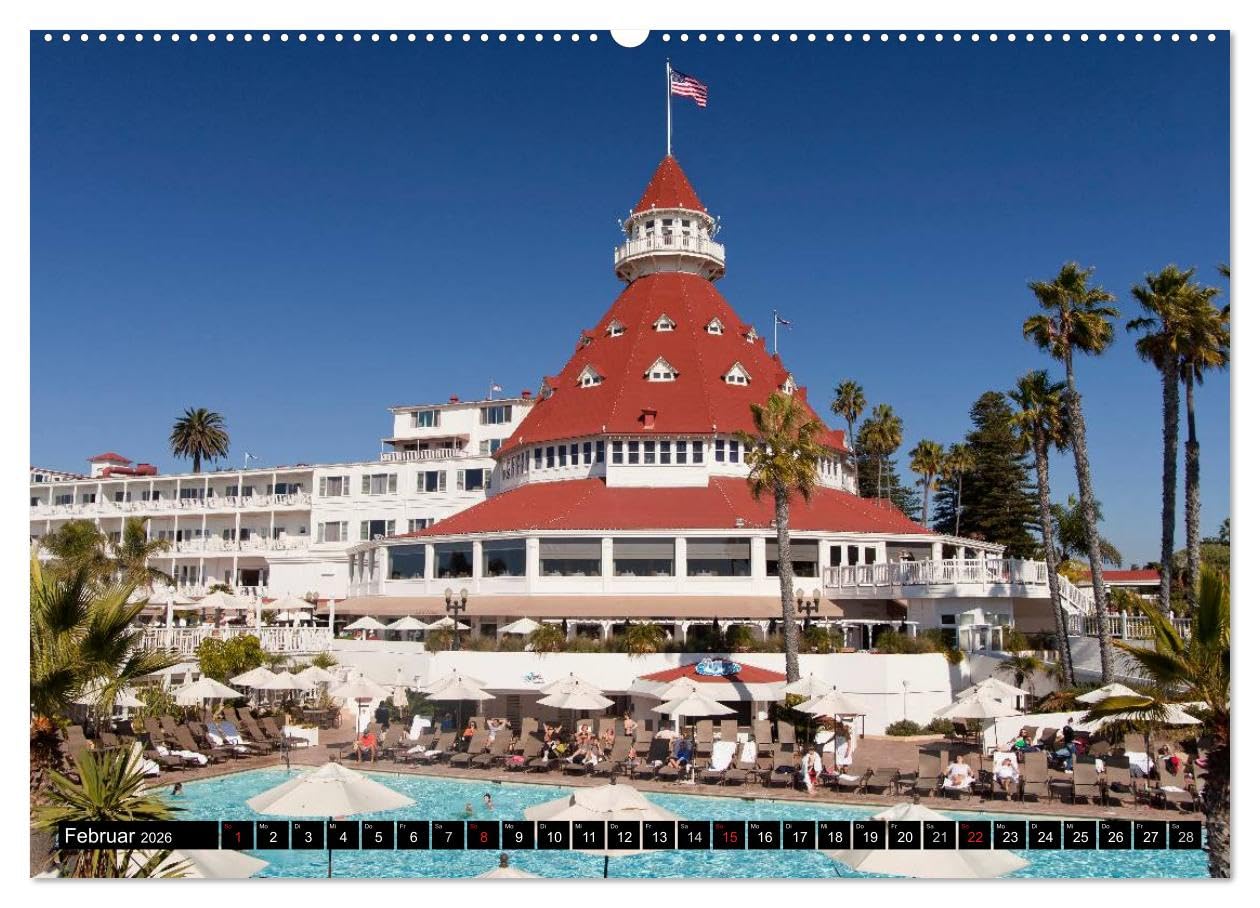 San Diego (hochwertiger Premium Wandkalender 2026 DIN A2 quer), Kunstdruck in Hochglanz: Kalifornisches Lebensgefühl aus San Diego in einem Kalender vom Reiseotografen Peter Schickert (CALVENDO Orte)