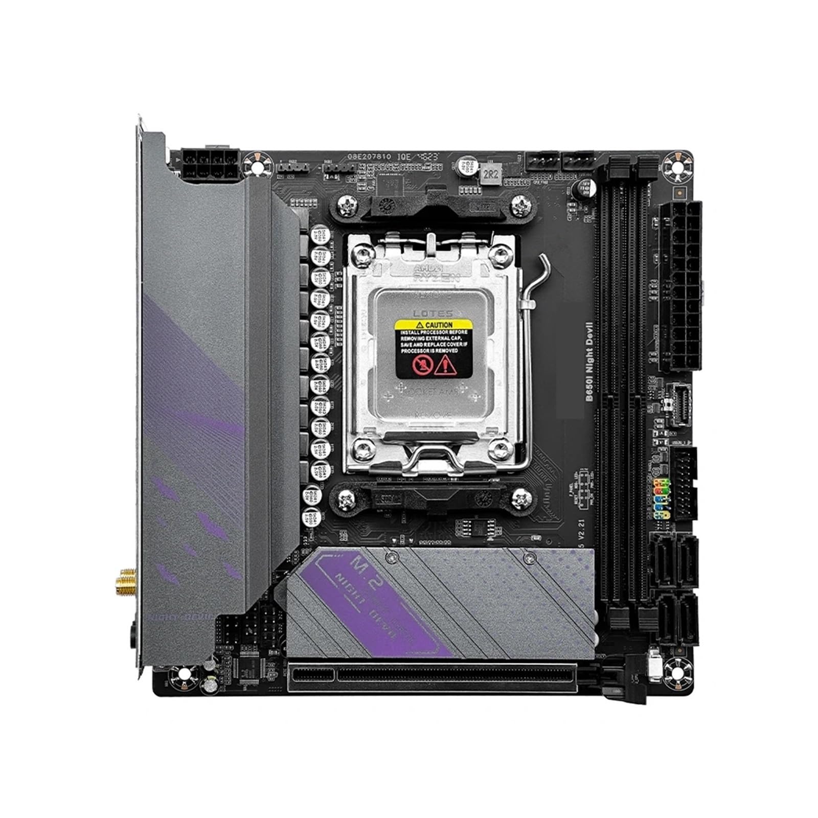 マザーボード　AMD　RYZEN　B650i NightDevil Amazon.com: Night Devil B650i ITX AM5 Motherboard, Supports Ryzen