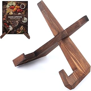 RUGLAMZHIP Wooden Plate Stand for Display, Wood Plate Display Stands, Plate Holder Display Stand, Picture Frame Stand Holder, Wood Recipe Cookbook Stand Easels for Display Pictures Photo （6.5 Inch ）