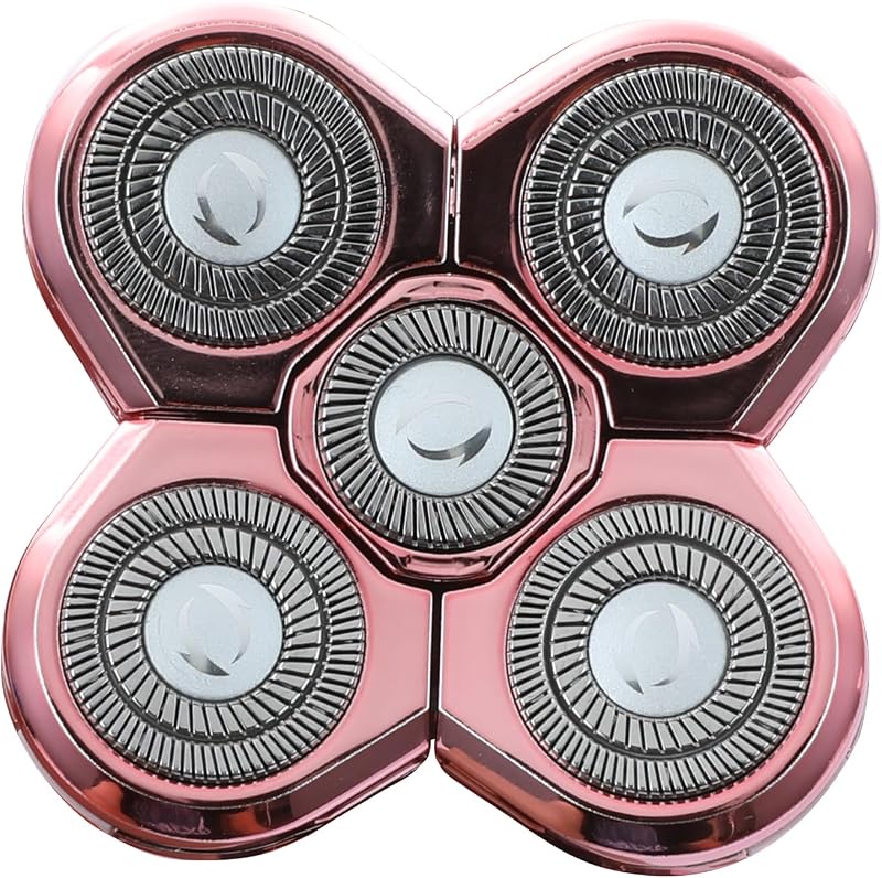Cabeças de reposição com 5 lâminas para barbeador elétrico feminino WEQOEE
