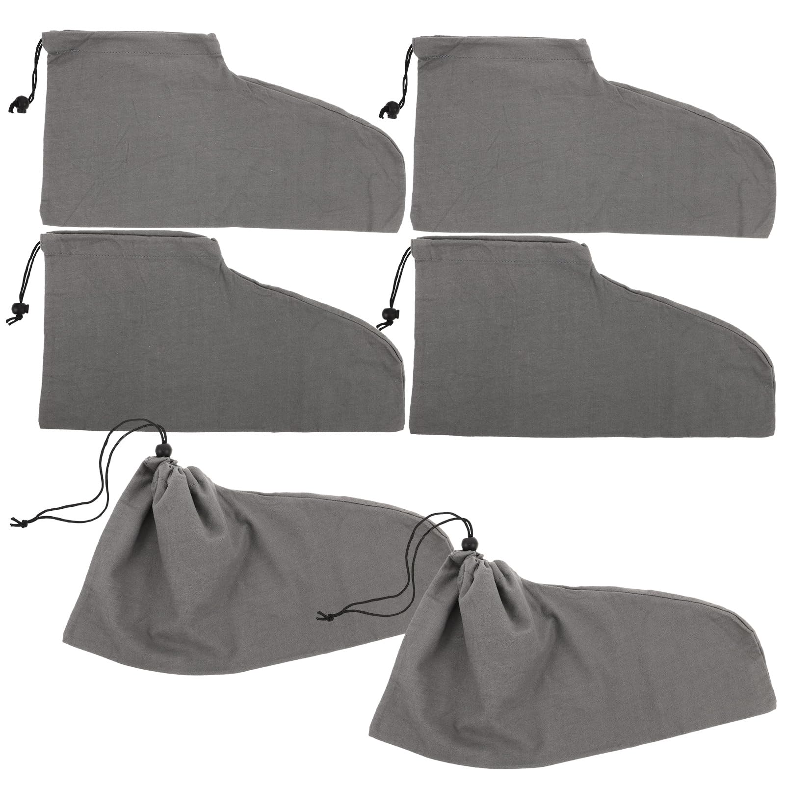 Didiseaon 6pezzi Borsa per Scarpe da Viaggio Coulisse Borsa per Riporre le Scarpe in Cotone Traspirante Organizer per Leggero e Compatto per Uso Quotidiano e Viaggi