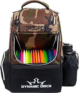 Dynamic Discs Trooper Disc Golf Backpack | Frisbee Disc Golf Bag with 18+ Disc Capacity | Introductory Disc Golf Backpack | Lightweight and Durable