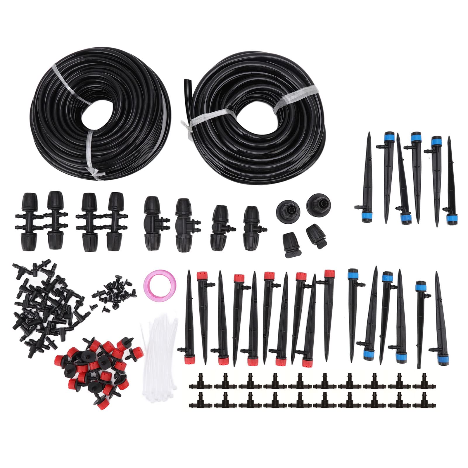 Kit de riego por goteo lvifloae con tubería de 98,4 pies