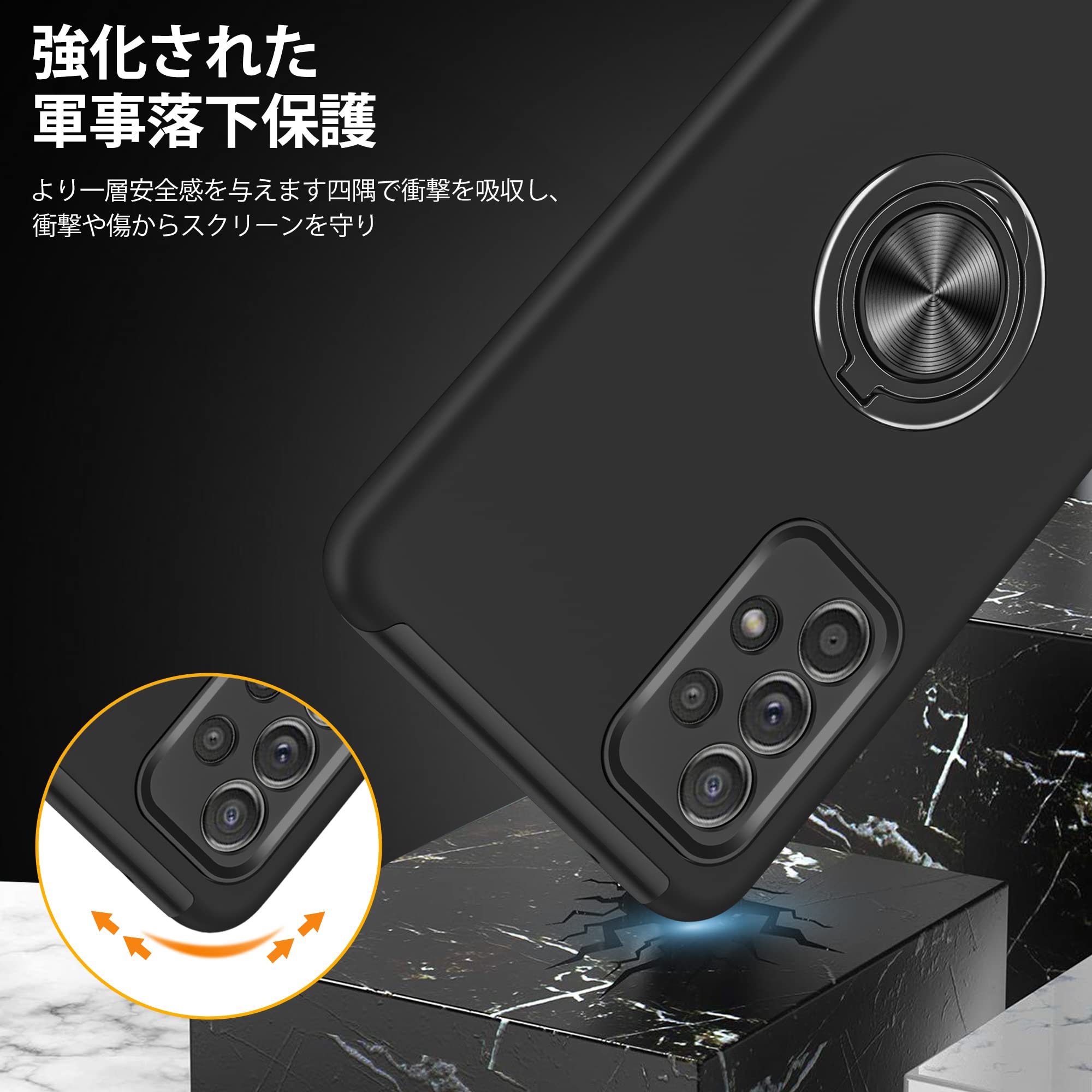 Xiaomi Mi 11 Lite ブラック ケース付き Amazon.co.jp: Xiaomi Mi 11 Lite 5G ケース リング付き 耐衝撃 tpu pc