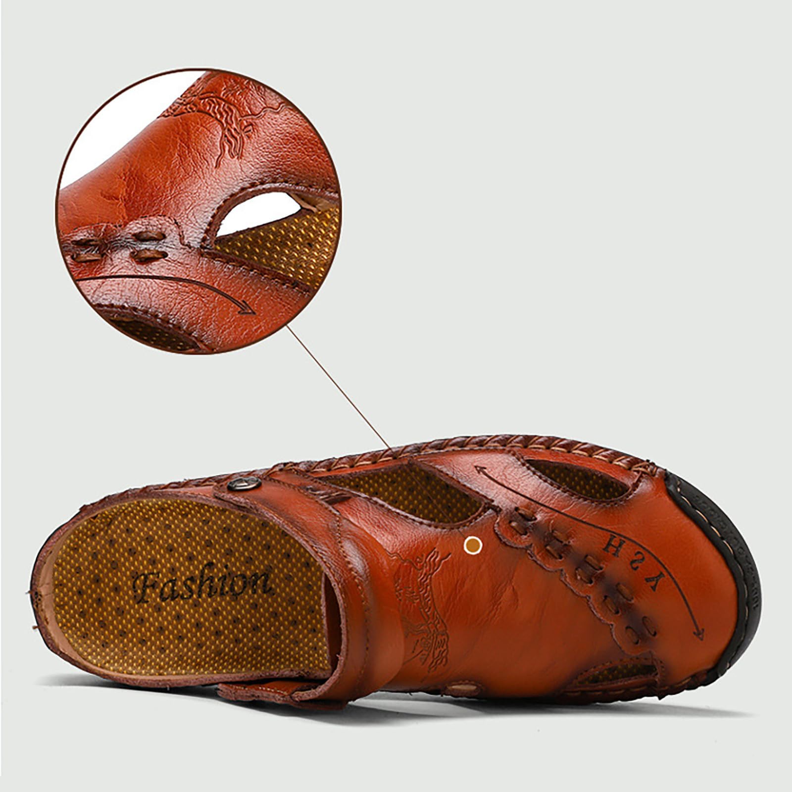 Sandalias Playa Hombre Suela de Goma Malla Transpirable con Bandas Ajustables Senderismo Casual Chanclas Piscina Zapas Calzado Sandalia Durable Flexible para Deporte