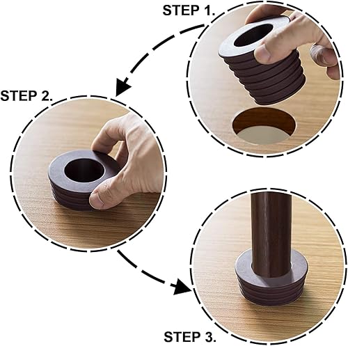 Miniatura 5 de PAGOW Cuña de cono de paraguas, soporte de base para sombrilla, enchufe de anillo de agujero de mesa de patio de 1.5 pulgadas para apertura de
