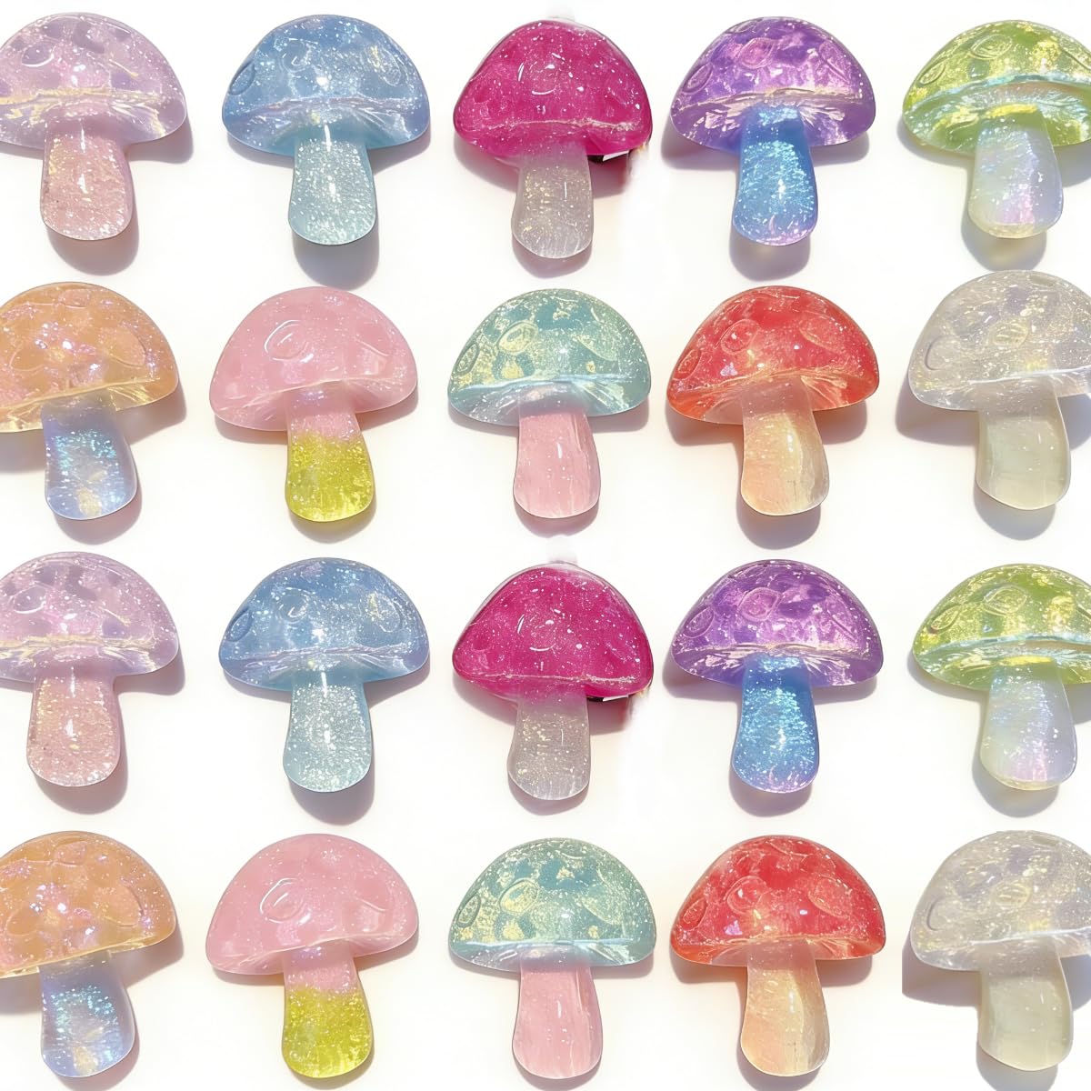 Figuras de hongos para revivir tus joyas y adornos con brillo nocturno