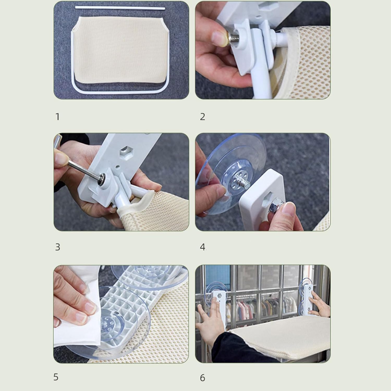 Hanging Bed Pet Hammock Aerials Cats House Kitten Climbing Frame Sunny Window Seats Bearing Pet Accessories Basket Beds for Indoor Cats Attaches to Your from Ceiling